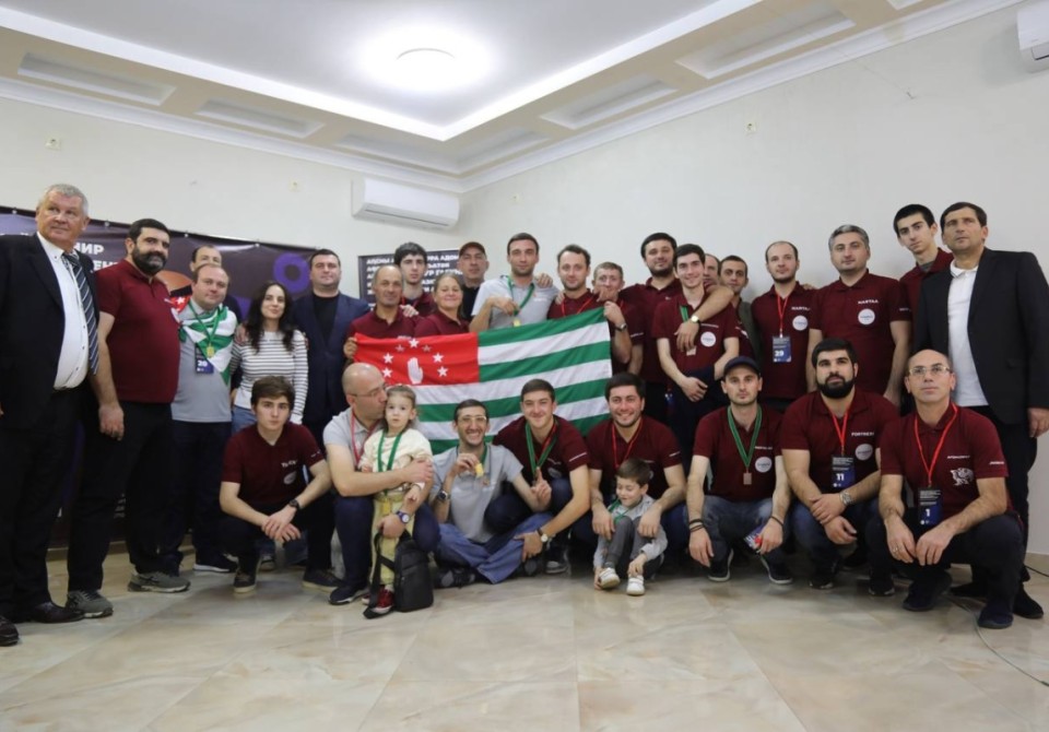 Команда Абхазии заняла первое место в командном зачете в Международном турнире по домино в Новом Афоне