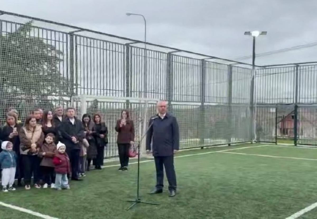 В селе Лыхны  открыли  новое мини-футбольное  поле