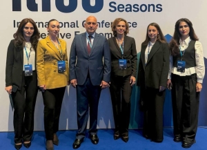 Аԥсны аделегациа Санкт-Петербург имҩаԥысуа акреативтә економика азы Жәларбжьаратәи аконференциа ахы аланархәеит.