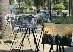 В парке им.  Б.  Шинкуба развернута фотовыставка «15-летие признания независимости Республики Абхазия Российской Федерацией»   