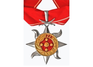 Первый командующий КСПМ СНГ Василий Якушев  награжден орденом «Ахьдз-Апша» II степени