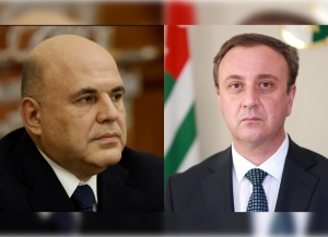 Михаил Мишустин поздравил премьер-министра Абхазии Владимира Делба с Днем Победы и Независимости