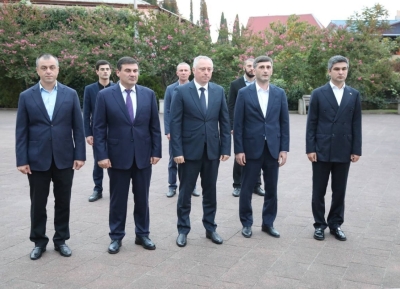 Бадра Гунба принял участие в торжественных мероприятиях, посвященных годовщине освобождения Гагрского района