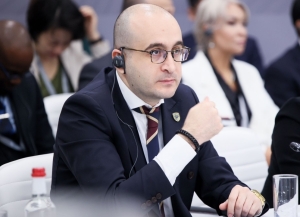 Министр юстиции Анри Барциц выступил с докладом о Конституции Абхазии на форуме в Санкт-Петербурге