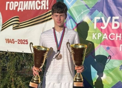Астамур Кация завоевал две бронзы в Кубке губернатора Краснодарского края по теннису в Сочи