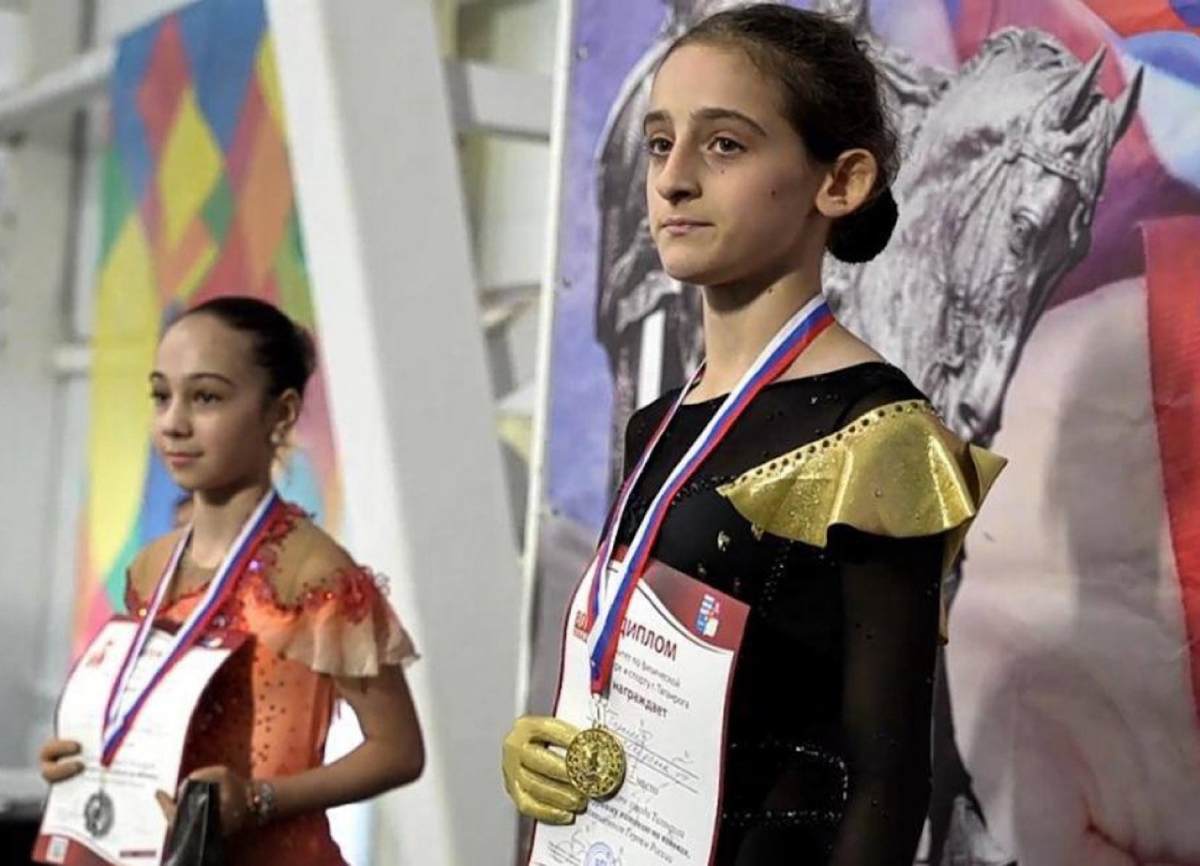 Шорена Гуния заняла первое место на чемпионате по фигурному катанию «Герои Отечества» в Таганроге