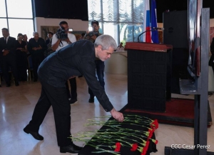 Инар Ладария посетил траурную церемонию памяти бывшего посла РФ в Никарагуа Николая Владимира