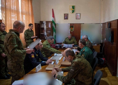 В Абхазии проводится совместная штабная тренировка с силами и средствами территориальной обороны   