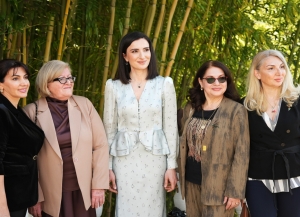 Супруга президента Ирма Хашиг дала деловой завтрак для участниц Международного форума деловых женщин