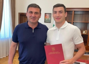 Вице-президент Абхазии Беслан Бигвава принял Харитона Агрба