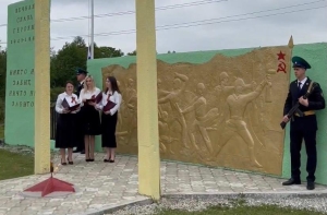 Мемориал погибшим в Великой Отечественной войне  открыли в  Галском районе