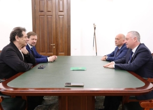 Бадра Гунба встретился с ректором Театрального института им. Б. Щукина Евгением Князевым