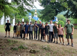В селе Псху проходят учебно-патриотические сборы юных дзюдоистов и самбистов