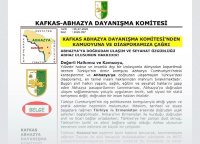 Аԥсны адгыдара азҭо Кавказтәи аилакы Анкара ахь ааԥхьара ҟанаҵеит ареспублика аганахьала иҟоу аԥкрақәа мап рыцәнакырц