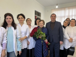 В МВД провели на пенсию заслуженного врача Абхазии Людмилу Шульгат