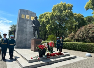 В Сухуме почтили память российских миротворцев