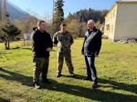 Бадра Гунба сегодня посетил село Ажара в Кодорском ущелье Абхазии