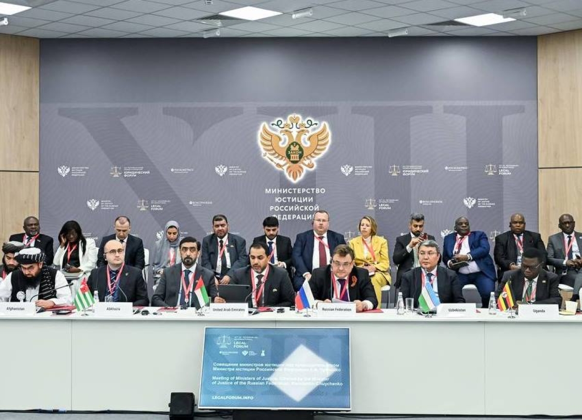 Министр юстиции Анри Барциц принял участие в совещании министров юстиции в рамках XIII ПМЮФ