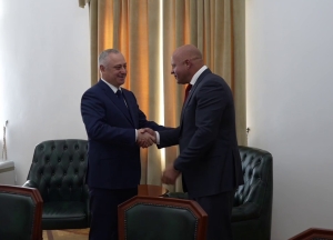 Президент Бадра Гунба принял Федора Емельяненко