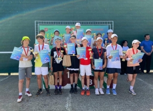 Определились призеры Открытого детского теннисного турнира, приуроченного ко Дню защиты детей