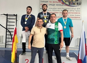 Саид Джинджия стал победителем, Леон Дзкуя - бронзовым призером Международного турнира по вольной борьбе в Северной Осетии