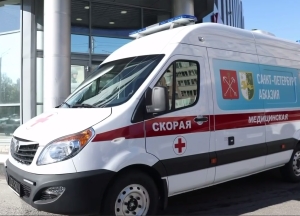 Санкт-Петербург передал в дар Абхазии новый автомобиль скорой помощи