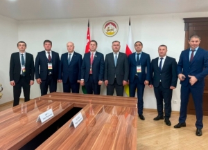 Парламентская делегация Абхазии встретилась с президентом и председателем Парламента Южной Осетии   
