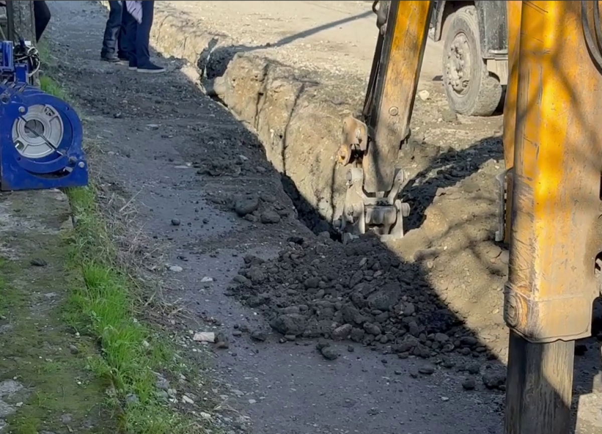 Начался ремонт улицы Басария в Сухуме