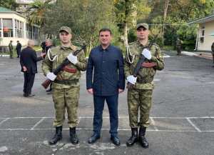 Вице-президент принял участие в торжественной церемонии принятия присяги новобранцами