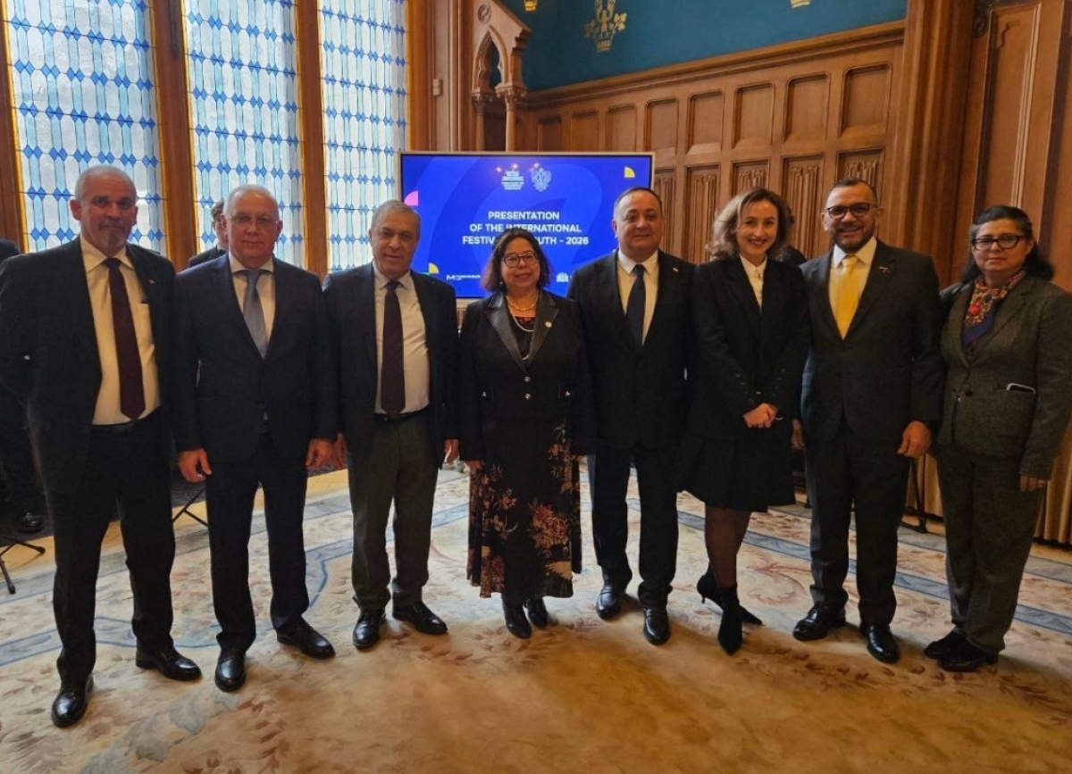 Алхас Квициниа принимает участие в презентации Международного фестиваля молодежи в Москве   