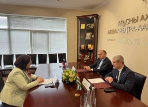 В ТПП Абхазии прошла рабочая встреча с вице-президентом ТПП РФ Еленой Дыбовой