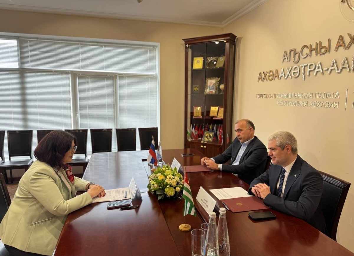 В ТПП Абхазии прошла рабочая встреча с вице-президентом ТПП РФ Еленой Дыбовой