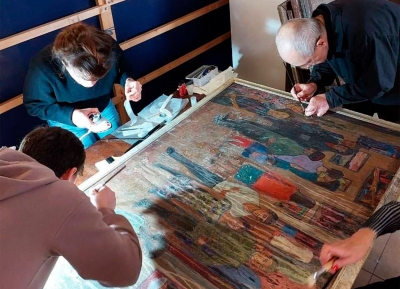 Делегация Минкультуры России оценила состояние картин после пожара в Национальной галерее Абхазии   