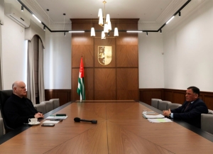 Президент Аслан Бжания принял отчет руководства ГТК Абхазии     