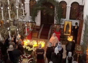 Православные христиане Абхазии празднуют Вербное воскресенье