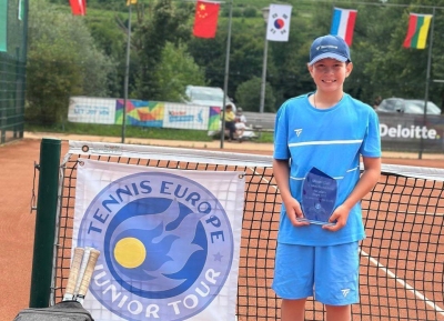 Нестор Цужба стал победителем теннисного турнира Mosel Cup U12 в Люксембурге
