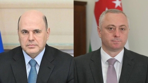 Михаил Мишустин поздравил Бадру Гунба с Новым годом и Рождеством