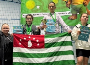 Спортсмены из Абхазии стали призерами открытого турнира по теннису в Адыгее
