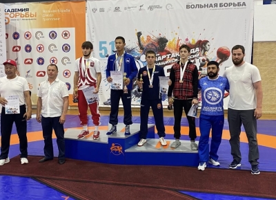 Никита Лежия стал бронзовым призером XII Спартакиады учащихся России по вольной борьбе
