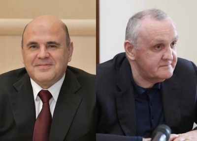 Александр Анкваб и Михаил Мишустин обменялись поздравлениями с наступающим 2024 годом