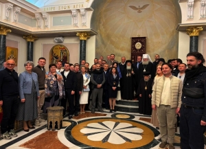 Рауф Харазия встретился с Патриархом Иерусалимским Феофилом III в преддверии Пасхи