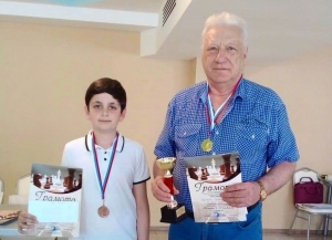 Нестор Багателия стал бронзовым призером краевых соревнований по шахматам среди мужчин «Мемориал А.А. Сапфирова»