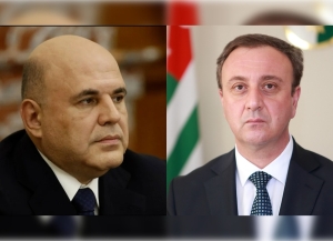 Михаил Мишустин поздравил премьер-министра Абхазии Владимира Делба с днем рождения