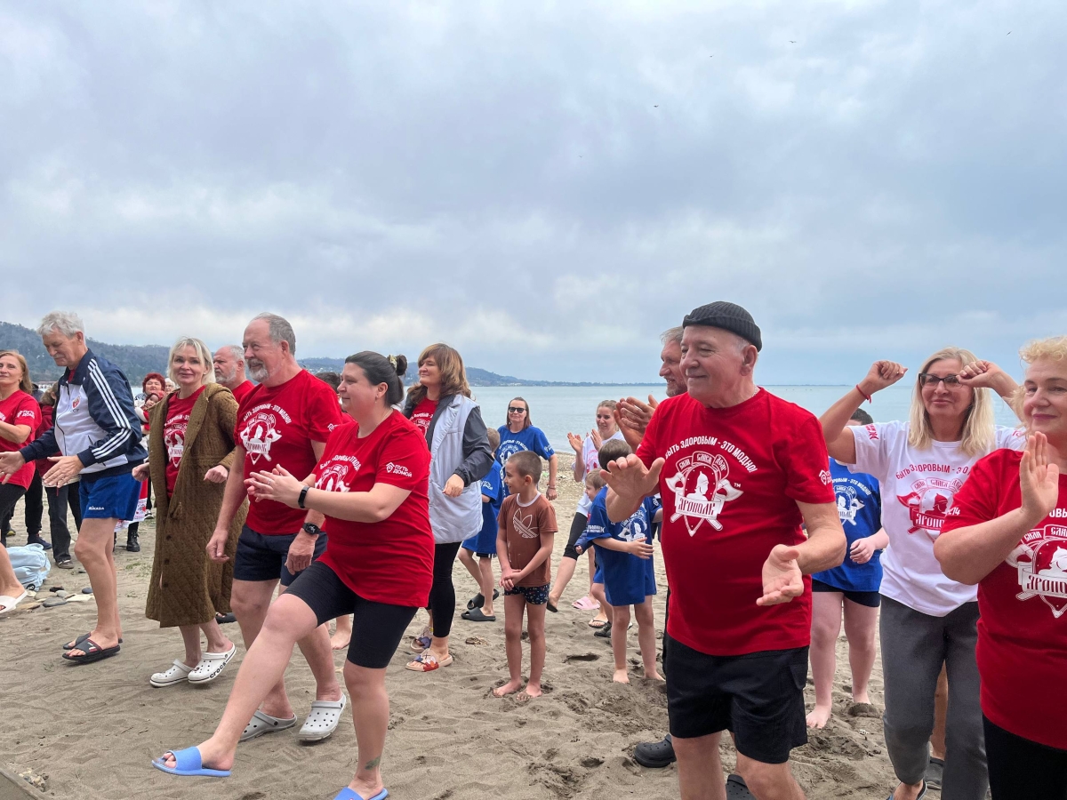 Здоровье как общая ценность: Абхазия присоединилась к глобальному марафону закаливания.