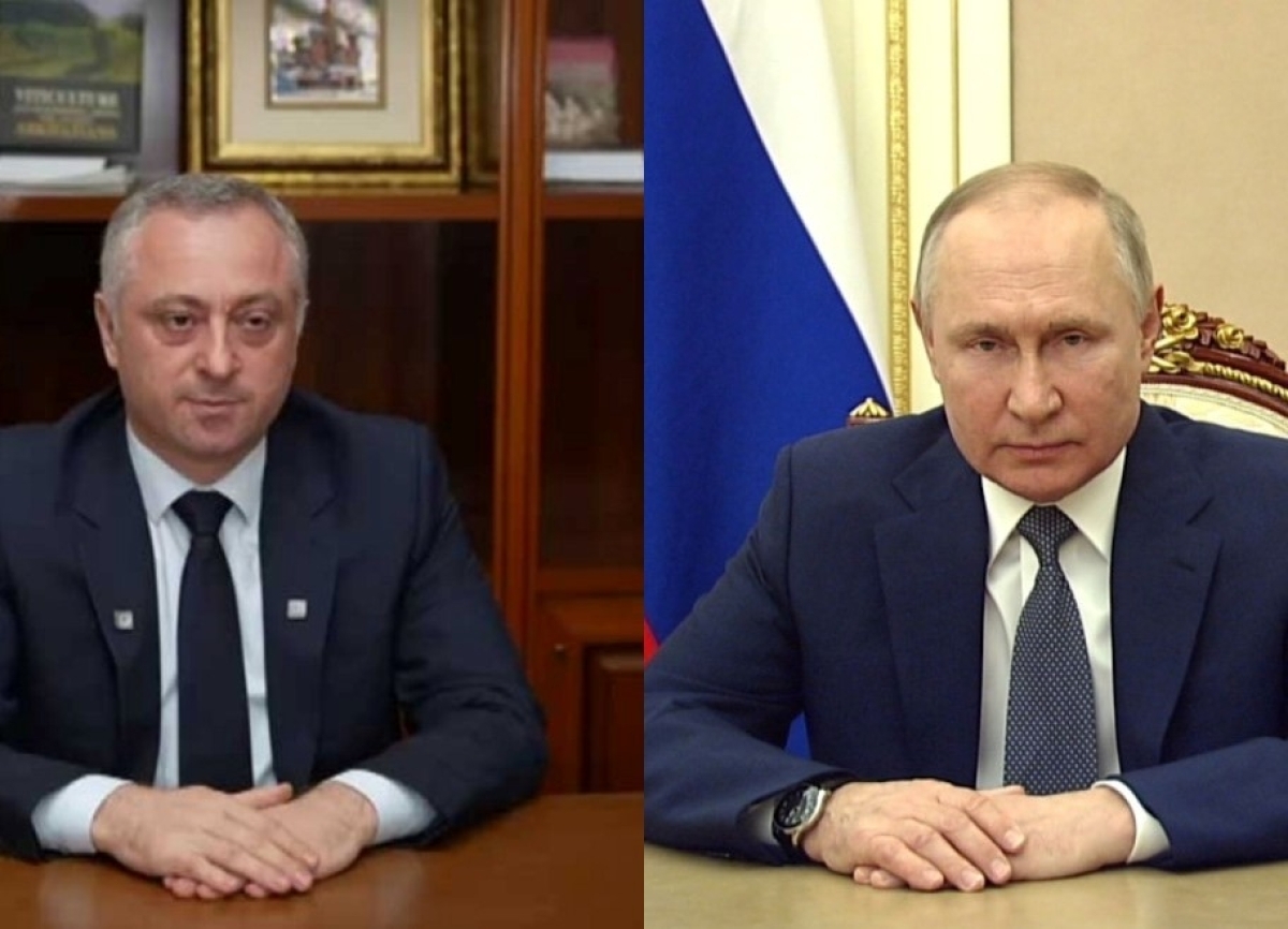 Бадра Гунба поздравил  Владимира Путина с Днем Конституции