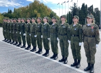 Конкурс «Смотр строя и песни» провели в Сухуме