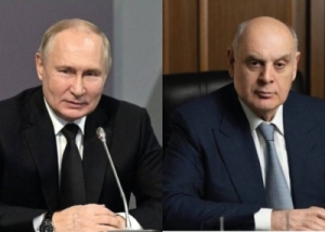 Владимир Путин Аслан Бжьаниеи  Аԥсны ажәлари Аиааиреи Ахьыԥшымреи Рымшныҳәа рыдиныҳәалеит.