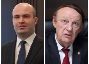 Спикер Парламента Лаша Ашуба поздравил ректора Абхазского госуниверситета с юбилеем