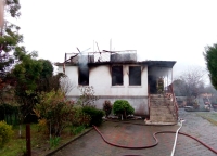 Жилой дом сгорел в селе Адзюбжа  
