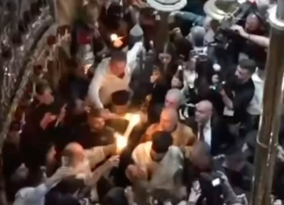 Частицу Благодатного огня доставят спецрейсом из Иерусалима в Сухум